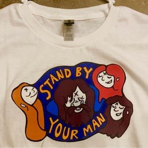 Mens Large Charles Manson “Stand By Your Man” T-Shirt